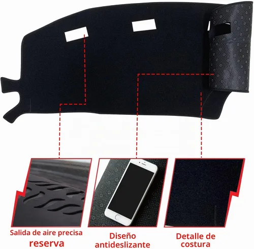 Vista 2 de Cubierta Alfombrilla Tapete Almohadilla Alfombra Antideslizante Personalizada Compatible con Dodge Ram 1994-1997 Protector Parasol (1994-1997)