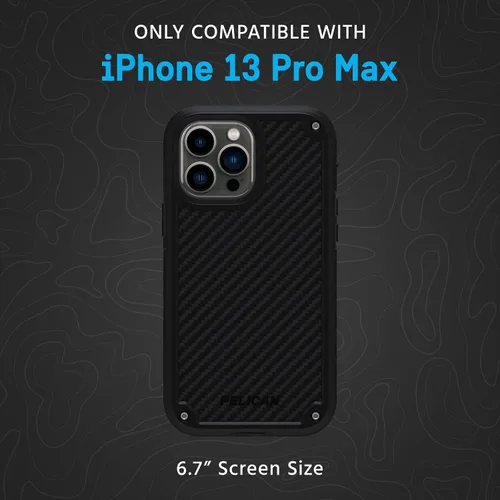 Vista 5 de Pelican Shield Series - Funda para iPhone 13 Pro Max/iPhone 12 Pro Max [Protección contra Caídas de Grado Militar de 21ft]