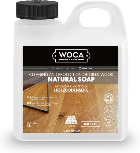 Vista 9 de WOCA Limpiador concentrado de jabón natural para pisos de madera aceitada