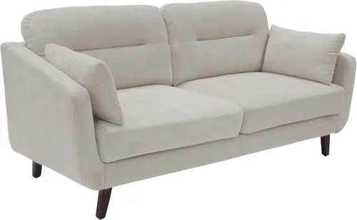 Vista 6 de Serta Sierra - Sofás para sala de estar, sofá tapizado de microfibra de diseño moderno, ideal para espacios más pequeños, sofá biplaza de 61 Marfil