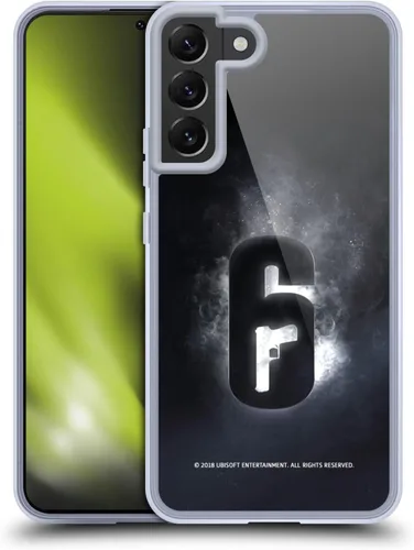 Vista 8 de Head Case Designs Funda de gel con licencia oficial de Tom Clancy's Rainbow Six Siege Attack Logos [protección de grado militar] compatible