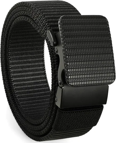 Vista 12 de SUOSDEY Cinturones de nylon para hombres Cinturón táctico militar de la web hebilla de metal resistente 1.5 pulgadas