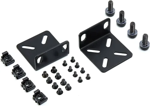Vista 7 de Kit de montaje en rack de 19" para interruptores de 17,3 pulgadas de ancho, compatible con productos Select Buffalo Tech, Dell, Cisco, D-Link