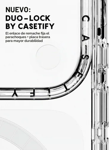 Vista 4 de CASETiFY Funda de espejo para iPhone Air [Reflejante/Compatible con Magsafe / Protección contra caídas de 4.9 pies de grado militar 1X] - Negro