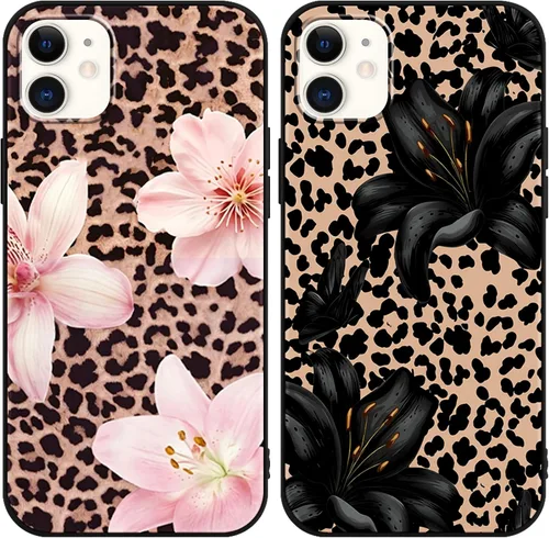Vista 23 de Paquete de 2 fundas para iPhone 11 de 6.1 pulgadas con frase de fe Estético.