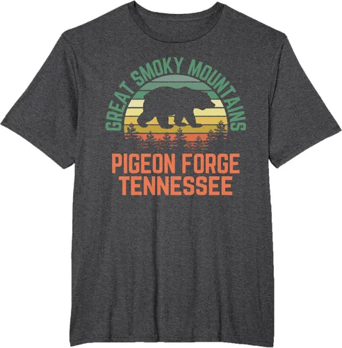 Vista 18 de Camiseta Pigeon Forge Great Smoky Mountains National Park Tennessee, Negro, S
