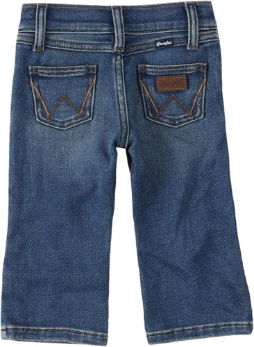 Vista 2 de Wrangler Jeans de cinco bolsillos con corte de bota para bebé niño