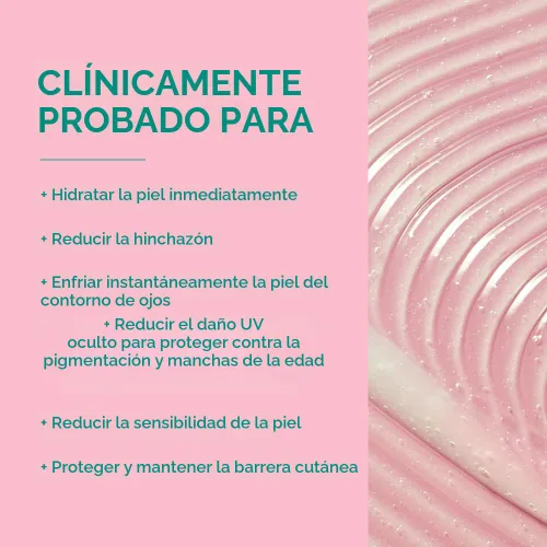Vista 2 de BYOMA De-Puff + Brighten Eye Gel - Crema de ojos de gel ligera para ojeras, hinchazón y arrugas, crema debajo de los ojos con ácido hialurónico