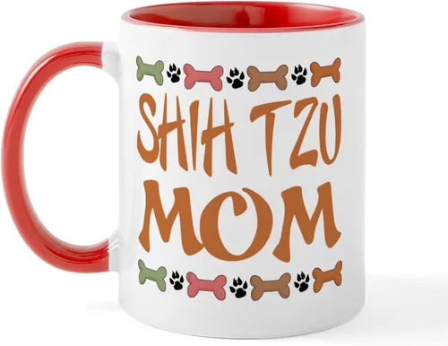 Vista 44 de CafePress Angel Shih Tzu In Clouds Taza de café de cerámica de 11 oz (11.0 fl oz)