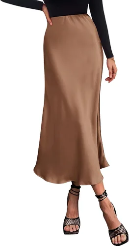 Vista 30 de BTFBM Faldas largas para mujer, trajes de otoño 2026 Azul marino