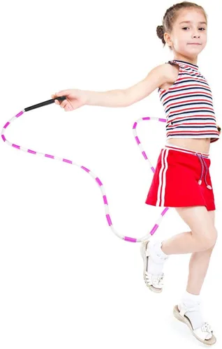 Vista 3 de K-Roo Sports Jump Rope con segmentación de cuentas de plástico