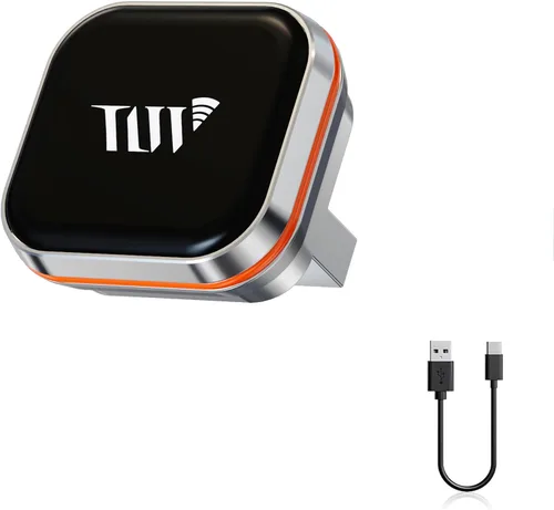Vista 9 de Adaptador inalámbrico CarPlay y Android Auto con cable CarPlay a dispositivo inalámbrico, mini en forma de T 2 en 1 para auto USB Plug and Play Auto
