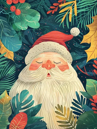 Vista 13 de SKRYUIE Kits de pintura de diamantes de Papá Noel 5D – Kits de arte de diamantes para adultos Navidad, taladro redondo completo, punto de cruz