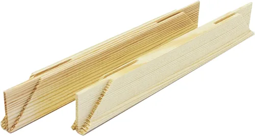 Vista 3 de WholeArtsFrames-com (SB6-075) - Barras de madera maciza de 0.75 pulgadas de profundidad de 6 pulgadas, marco de ensanchamiento de lienzo de madera