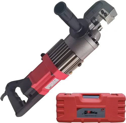 Vista 8 de LOTOS HRB-16 Dobladora eléctrica de barras de refuerzo eléctrica hidráulica portátil 1100W curva de barras de refuerzo eléctrica 5/8 "0.630 in #5