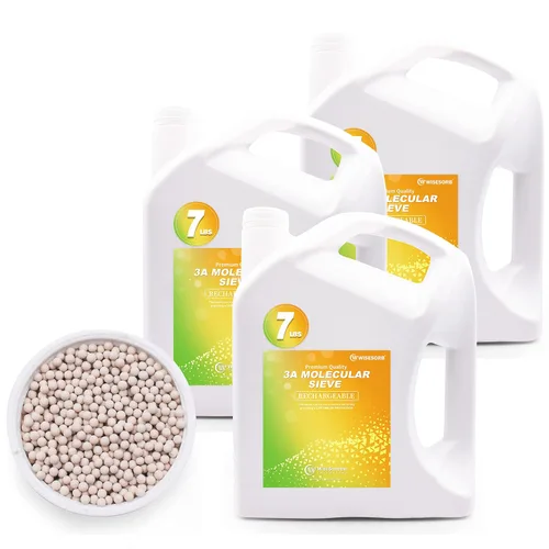 Vista 15 de Wisesorb Perlas desecantes del tamiz molecular de 2 LBS 3A, amortiguadores de humedad del deshumidificador