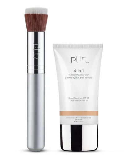 Vista 17 de PÜR MINERALS 4-in-1 Tinted Moisturizer With SPF 20 - Hydrating Face Moisturizer, Primer, & Foundation With Shea Butter, Aloe Vera & Vitamin B3 01.