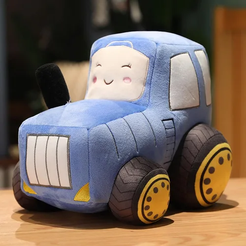 Vista 3 de Almohada de tractor 3D HuggingTractor de peluche para tractor, juguetes de animales de peluche, almohada de tractor, cojín de sofá, regalo
