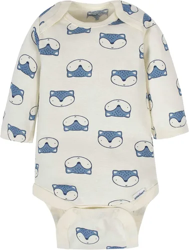 Vista 4 de Gerber Body de manga larga para bebés y niños, paquete de 6, Verde tigre