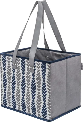 Vista 4 de PLANET E Bolsas de compras plegables reutilizables con parte inferior reforzada (paquete de 2)