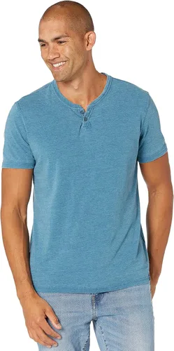 Vista 17 de Lucky Brand Venice Burnout - Camiseta de cuello con muesca y dos botones para hombre
