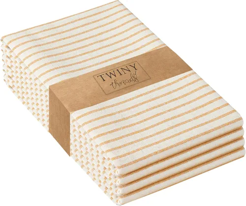 Vista 40 de TWINY threads Juego de toallas de cocina con diseño de diamante, 100% algodón, trapos grandes y trapos de lavado, absorbentes de secado rápido
