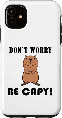 Vista 5 de iPhone 15 Capybara Sayings Rodent Water Pig Case