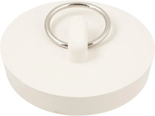 Vista 4 de Danco 35974B Tapón de drenaje de goma de 1 pulgada, blanco, 1 por bolsa