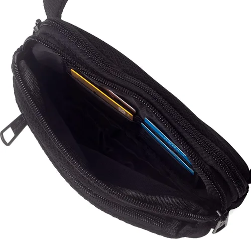 Vista 9 de Riñonera para mujeres y hombres, para correr, viajar, senderismo, casual, a la moda, deportiva, transpirable, ligera, Negro -, Riñonera para todos