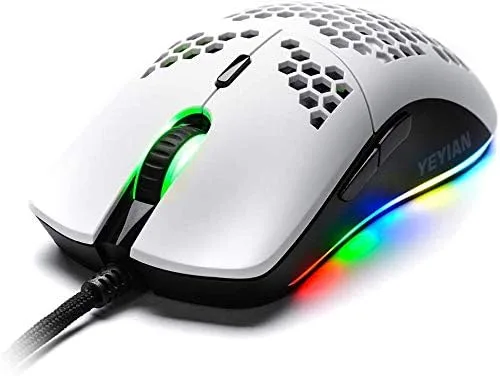 Vista 2 de Yeyian Gaming Mouse RGB Links 3000, blanco (YMG-24311)