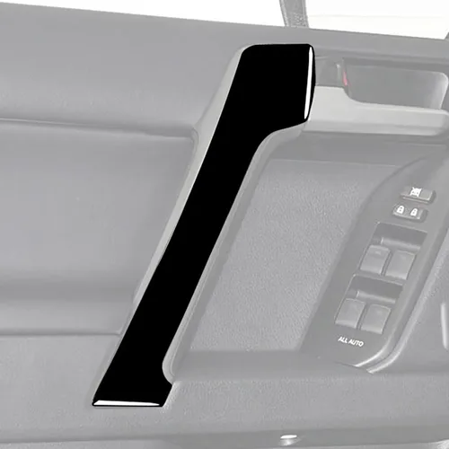 Vista 23 de Adhesivo decorativo ABS para salida de aire central de automóvil, compatible con Toyota Land Cruiser Prado 2010 2011 2012 2013 2014 2015 2016 2017