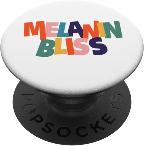 Vista 6 de Melanin Bliss - Empoderando el orgullo afroamericano con estampado PopSockets MagSafe PopGrip para iPhone