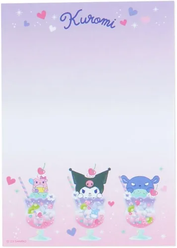 Vista 5 de Sanrio Memo de diseño Kuromi 8 017051