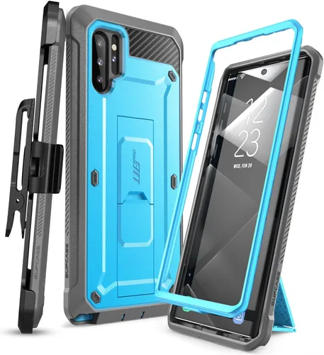 Vista 9 de SUPCASE Funda para Samsung Galaxy Note 10 Plus/Note 10 Plus 5G (Unicorn Beetle Pro), [soporte integrado y clip para cinturón] Funda resistente