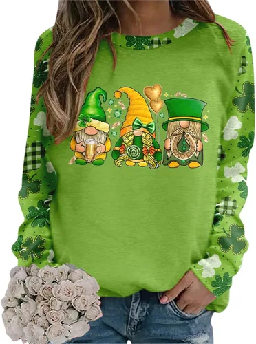 Vista 3 de FAMOORE Womens Long Athletic Pullover Crewneck Green Sweatshirt Raglan Sleeve Shirt Pullover Tops Loose Hooded Zippe