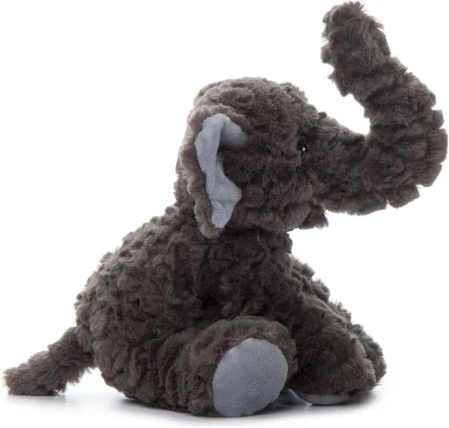 Vista 4 de The Petting Zoo Peluche de elefante floppy, regalos para niños, animales salvajes de la vida silvestre, elefante de 9 pulgadas