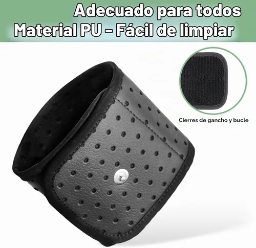 Vista 2 de Pulsera de conexión a tierra YEOUMIAR, brazalete de conexión a tierra con cable de 15 pies, banda de muñeca conectada a tierra para dormir, energía