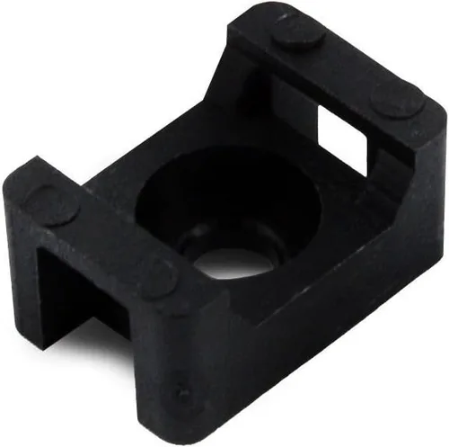 Vista 4 de QualGear CM1-B-100-P Soporte para brida de cables, negro