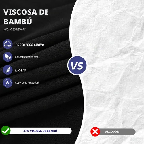 Vista 2 de BAMBOO COOL Camisetas de enfriamiento para hombres con tecnología de absorción de humedad, camisetas básicas elásticas de cuello redondo, 3 paquetes