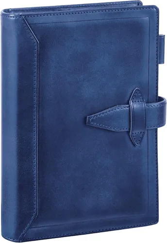 Vista 15 de Raymay Fujii DSA3010A Da Vinci Roloma Classic Personal Organizer, A5, Blue Bule