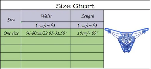 Vista 2 de Bragas sexy de encaje transparente para mujer, con bordado hueco, tanga, ropa interior para adolescentes y niñas, algodón