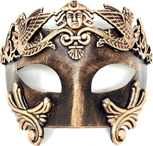 Vista 2 de Máscara de estilo steampunk para hombre, máscara de Mardi Gras, disfraz de Halloween, boda, fiesta, cosplay