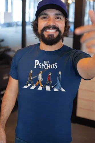Vista 6 de Personalizado Perfection The Psychos Camiseta de Halloween