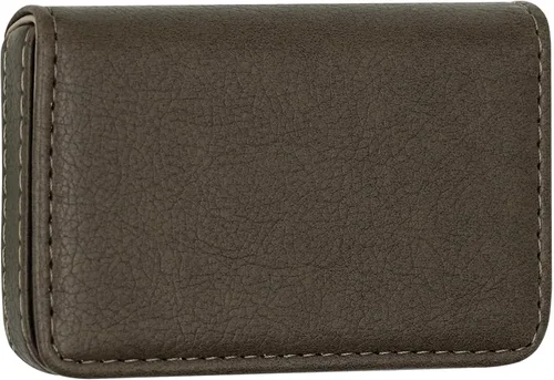 Vista 21 de Cartera con bloqueo RFID - Tarjetero minimalista de cuero para negocios, 12-verde, Pequeña, Slim