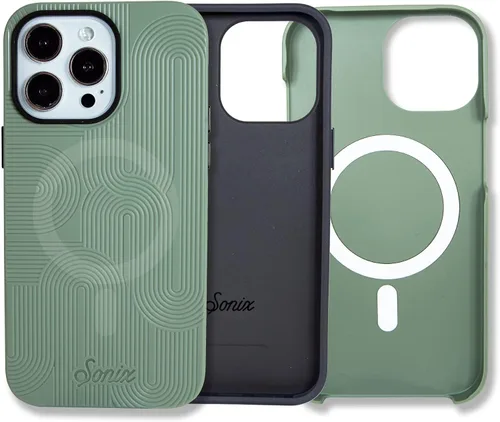 Vista 97 de Sonix - Funda para iPhone 12 y iPhone 12 Pro, compatible con MagSafe, probada contra caídas de 10 pies, Brown Tort, diseño de carey marrón