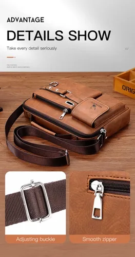 Vista 6 de Bolsa de hombro para hombre