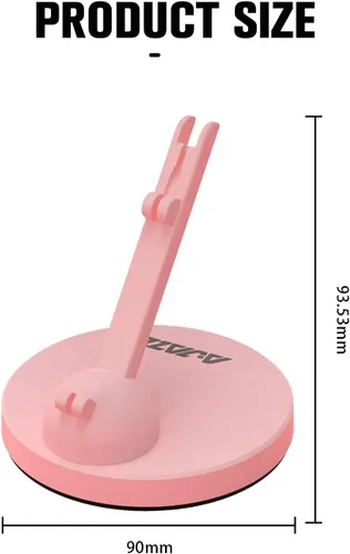 Vista 6 de Ajazz Games Mouse Bungee - Sistema de gestión de cable flexible giratorio de 360 grados para juegos de eSports FPS (rosa)