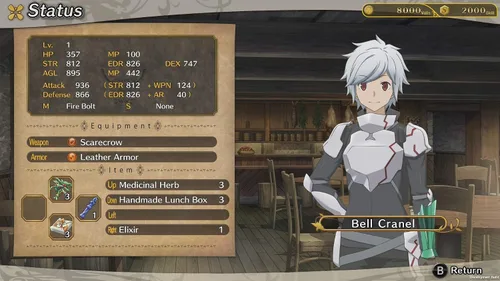 Vista 14 de Is It Wrong To Try To Pick Up Girls in A Dungeon Infinite Combate (Nintendo Switch)