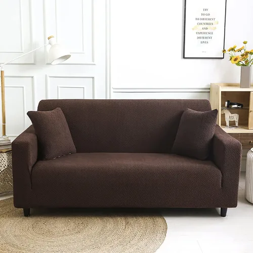 Vista 14 de Funda elástica para sillón, funda de sillón gruesa y elástica de tela jacquard, protector de muebles de color sólido, funda de sofá para niños