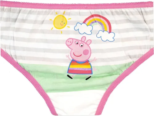 Vista 2 de Peppa Pig Ropa interior para niñas 5 Pack Multi